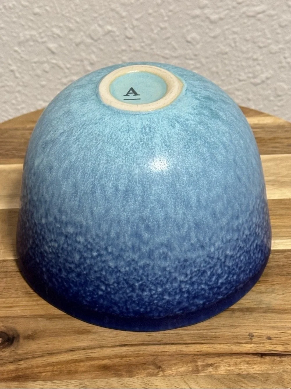 Anthropologie Dalila Ombre Bowl Azure Blue Stoneware
